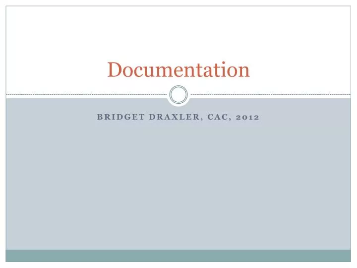 documentation