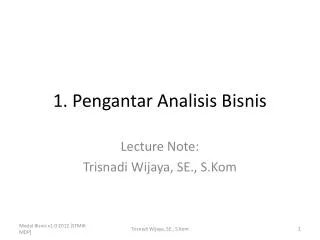 PPT - PENGANTAR BISNIS PowerPoint Presentation, Free Download - ID:5406708