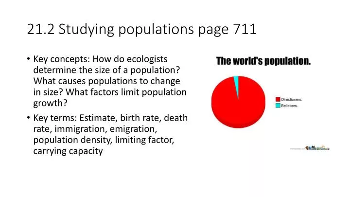 21 2 studying populations page 711