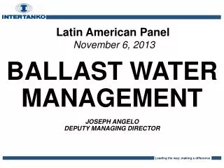 Latin American Panel November 6, 2013
