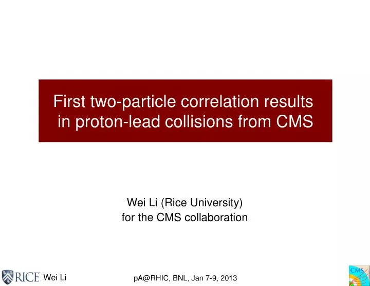 first two particle correlation results in proton lead collisions from cms