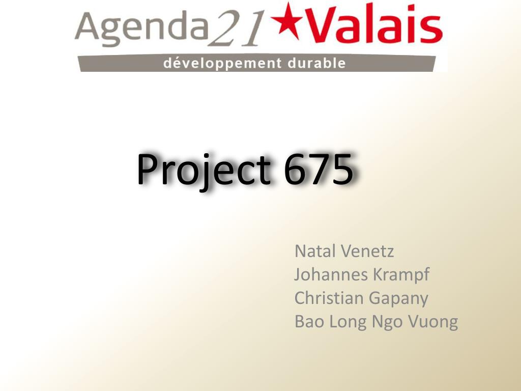 PPT - Project 675 PowerPoint Presentation, free download - ID:3179211