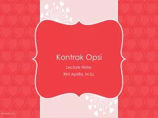 kontrak opsi