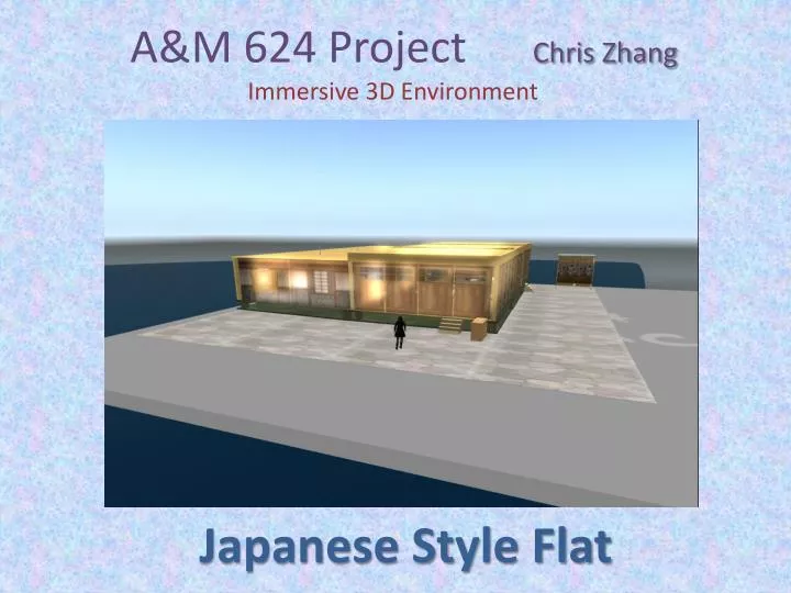 a m 624 project chris zhang immersive 3d environment