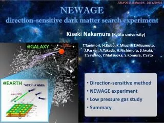 NEWAGE d irection-sensitive dark matter search experiment
