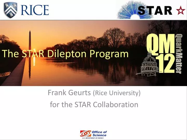 the star dilepton program