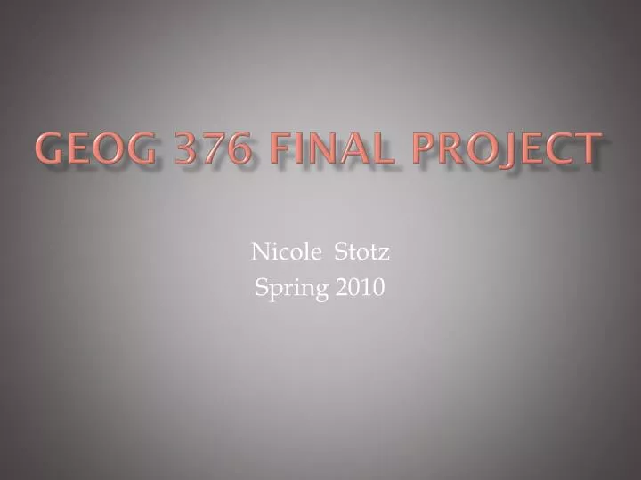 geog 376 final project