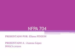 nfpa 704