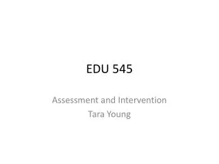 EDU 545