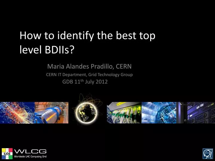 how to identify the best top level bdiis