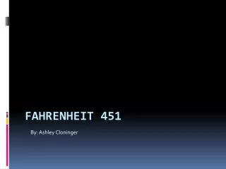 Fahrenheit 451