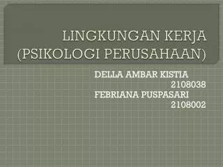 PPT - Perusahaan Dan Lingkungan Perusahaan PowerPoint Presentation ...