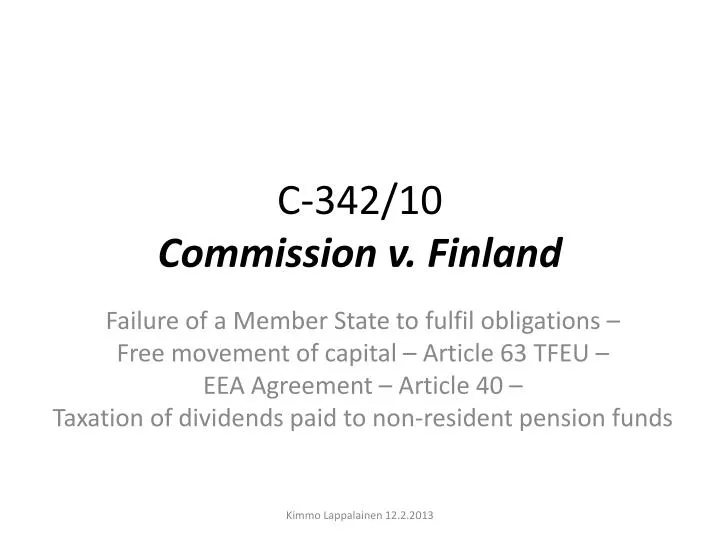 c 342 10 commission v finland