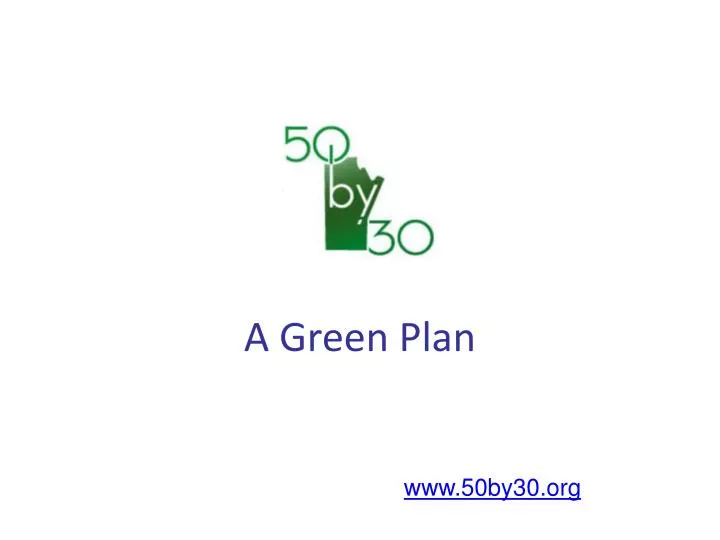 a green plan