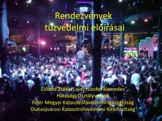 rendezv nyek t zv delmi el r sai
