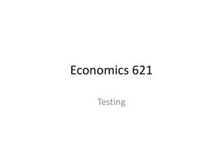 economics 621