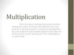 Multiplication - slide 1
