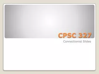 CPSC 327