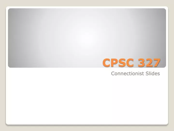 cpsc 327