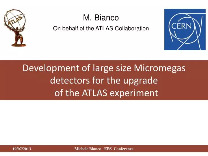 development of large size micromegas detectors for the upgrade of the atlas experiment