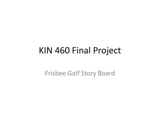KIN 460 Final Project