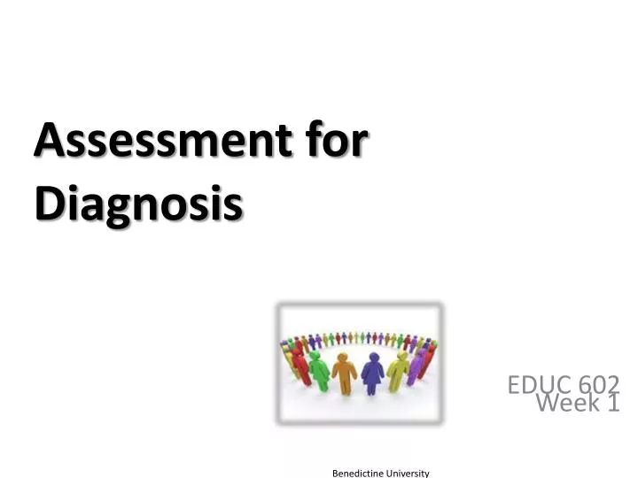 assessment for diagnosis