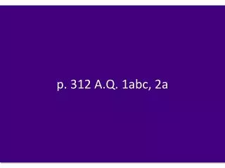 p 312 a q 1abc 2a