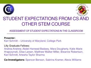 Student Expectations From CS and other STEM Course