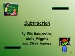 Subtraction - slide 1