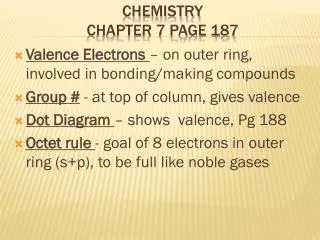 Chemistry Chapter 7 Page 187