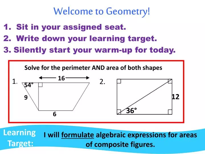 welcome to geometry