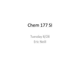 chem 177 si