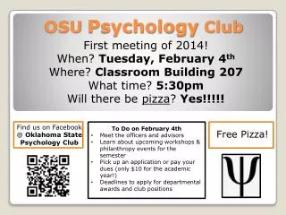 OSU P sychology Club