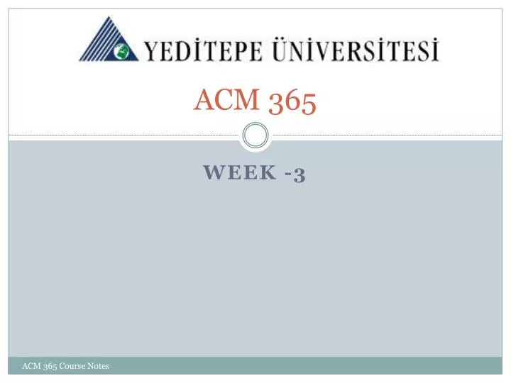 acm 365