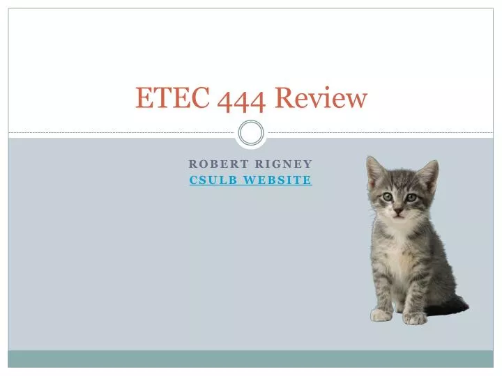 etec 444 review