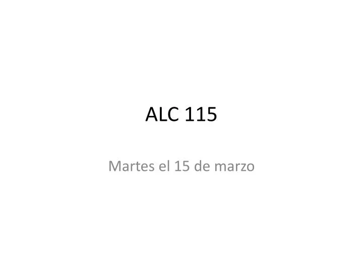alc 115