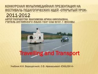 travelling and transport