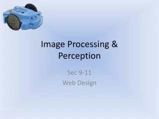 Image Processing &amp; Perception