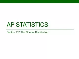 ap statistics