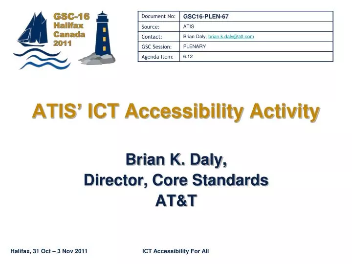 atis ict accessibility activity