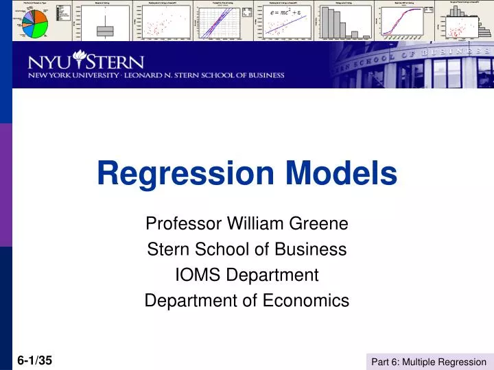 regression models