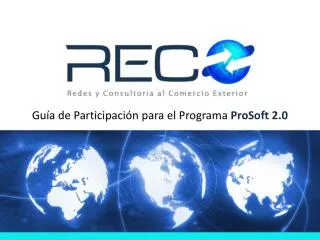 gu a de participaci n para el programa prosoft 2 0