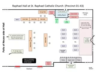 Raphael Hall at St. Raphael Catholic Church (Precinct 01-43)