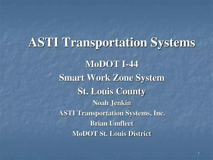 asti transportation systems