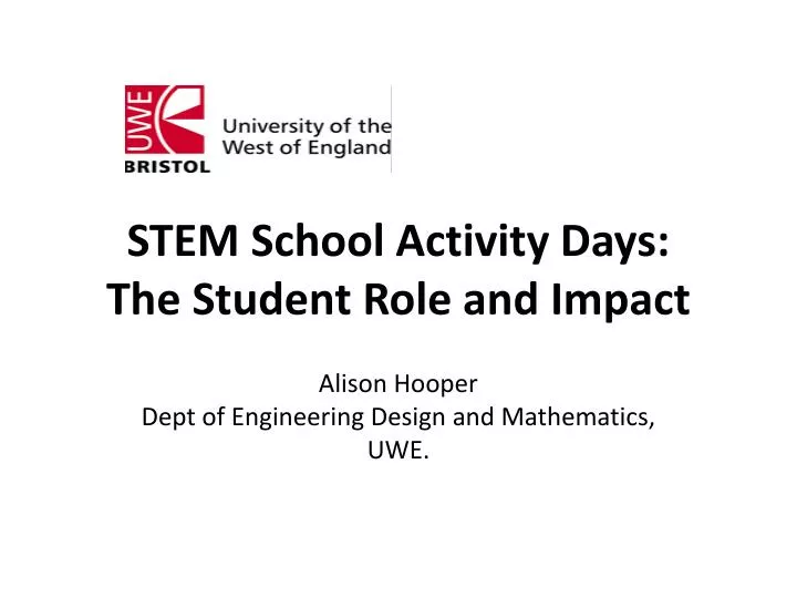 s tem school activity days the student role and impact
