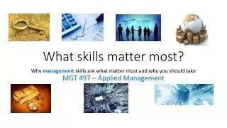 What skills matter most?