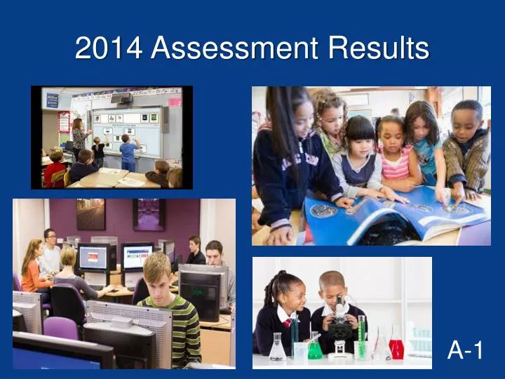 2014 assessment results