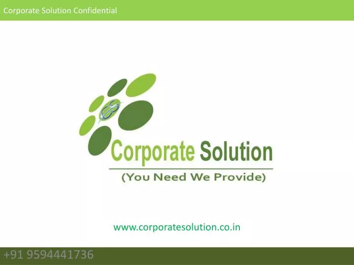 corporate solution confidential