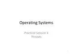 Operating Systems - slide 1