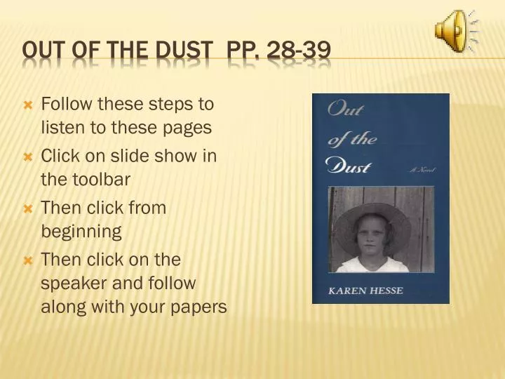 out of the dust pp 28 39